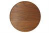 Round walnut cutting board