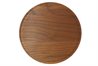 Round walnut cutting board