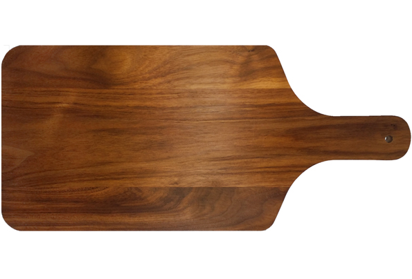 wood cutting board with handle